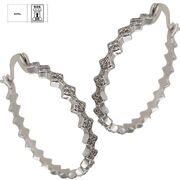 Cercei argint rotunzi deosebiti Leila