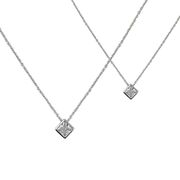 Lant argint cu pandantiv romb Square