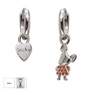 Cercei argint copii asimetrici Locky