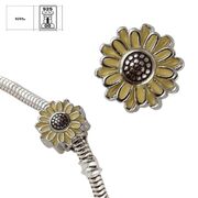 Talisman argint margareta galbena