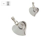 Pandantiv argint sidef inima Thia