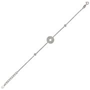 Bratara argint cerc zirconii Thia