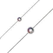 Bratara argint cerc multicolor Thia