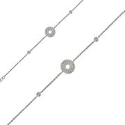 Bratara argint cerc zirconii Thia