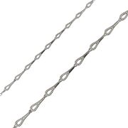 Bratara argint  lacrima cu zirconii albe Thia