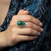 Inel argint onix verde Destiny marimea 55