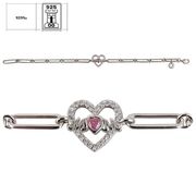 Bratara argint inima Eliana