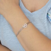 Bratara argint inima Eliana