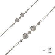 Bratara argint inimioare Giana