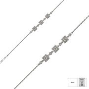 Bratara argint eleganta zirconii patrate Giselle