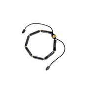 Bratara argint snur cu hematite Imani