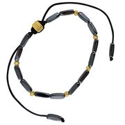 Bratara argint snur cu hematite Kalani