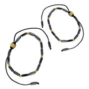 Bratara argint snur cu hematite Kalani