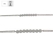 Bratara argint dubla eleganta Natasha