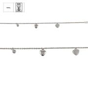 Bratara argint inimioare Nerea