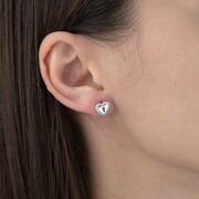 Cercei argint inimioara Eternite