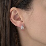 Cercei argint lacrima Leyre