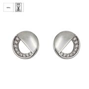 Cercei argint rotunzi Roser