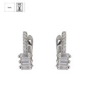 Cercei argint eleganti Salome cu zirconiu