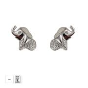 Cercei argint elefant cu zirconii  Triana