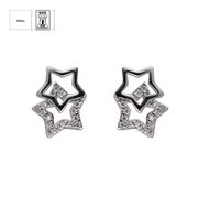 Cercei argint cu stelute Trini