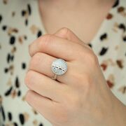 Inel argint rotund Leonor marimea 54