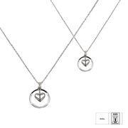 Lant argint cu pandantiv inima