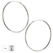 Cercei argint rotunzi Teresia