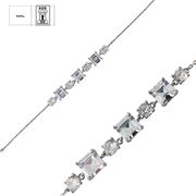 Bratara argint zirconii patrate Thia