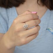 Inel argint elegant zirconii Thia marimea 58