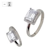 Inel argint elegant Thia marimea 59