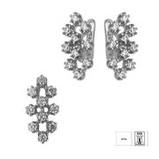 Set argint eleganti cu zirconii Thia