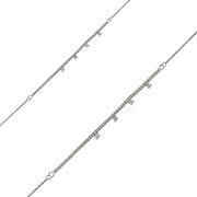 Bratara argint semitennis Thia