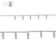 Bratara argint zirconii dreptunghiulare Thia