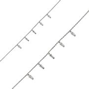 Bratara argint zirconii dreptunghiulare Thia