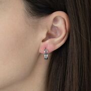 Cercei argint cu cifre romane Thia