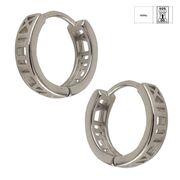 Cercei argint cu cifre romane Thia