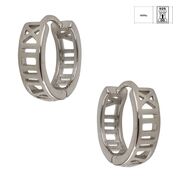 Cercei argint cu cifre romane Thia