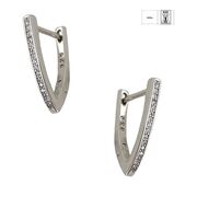 Cercei argint eleganti Thia cu zirconiu