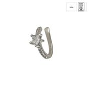 Cercei argint cuff cu stea si zirconii Thia