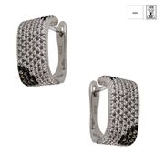 Cercei argint patrati cu zirconiu Thia