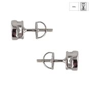 Cercei argint mici Thia solitaire