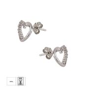 Cercei argint inimioara Chantria