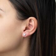 Cercei argint triunghi Gianna