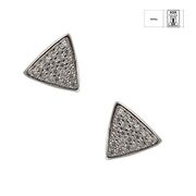 Cercei argint triunghi Gianna