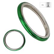 Inel argint 925 Thia cu email verde marime 51