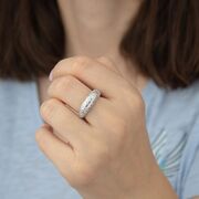 Inel argint bombat zirconii Thia marimea 54