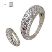 Inel argint bombat zirconii Thia marimea 54