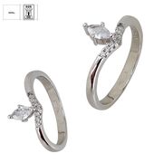 Inel argint delicat zirconii Thia marimea 56