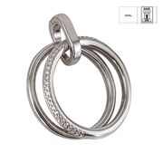 Pandantiv argint cercuri Thia